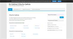 Desktop Screenshot of itvgalicia.com
